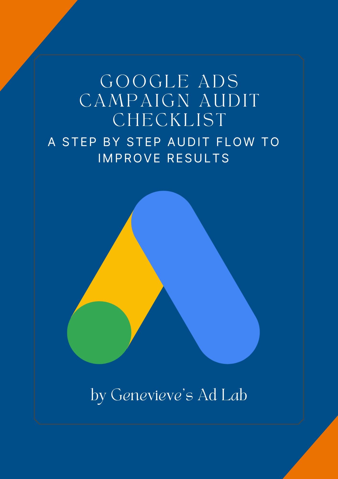 Google Ads Campaign Audit Checklist eBook Cover.